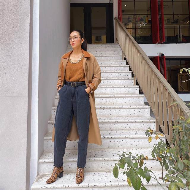 Mẹ 3 con Tăng Thanh Hà có thân hình cân đối sau nhiều lần sinh. Ảnh: NVCC