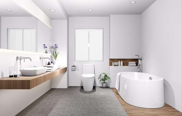 Bàn cầu và chậu Lavabo Caesar sạch khuẩn. Ảnh: Caesar Vietnam