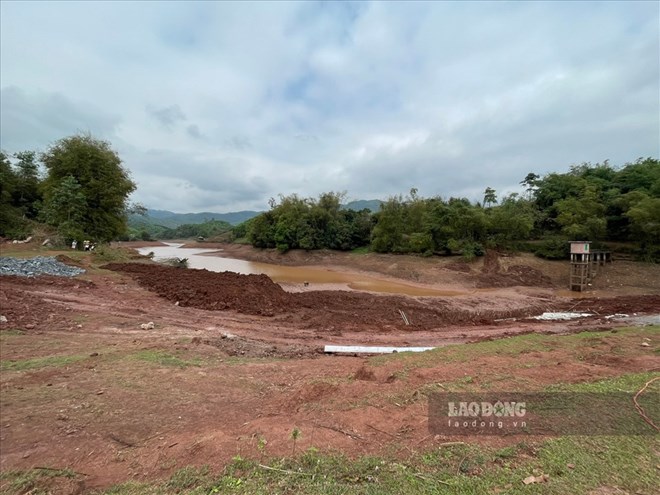 A project under the WB8 dam repair and safety improvement project in Hoa Binh province (old). Photo: Minh Chuyen
