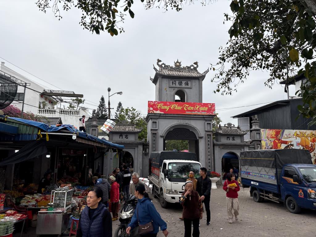 Đền Bảo Lộc (phường Nam Định, tỉnh Ninh Bình). Ảnh: Bảo Hân 