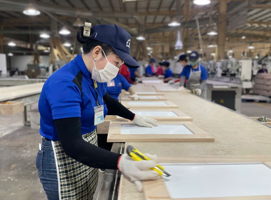 High recruitment demand at the beginning of the year, workers easily find jobs in Ho Chi Minh City. Photo: Dinh Trong
