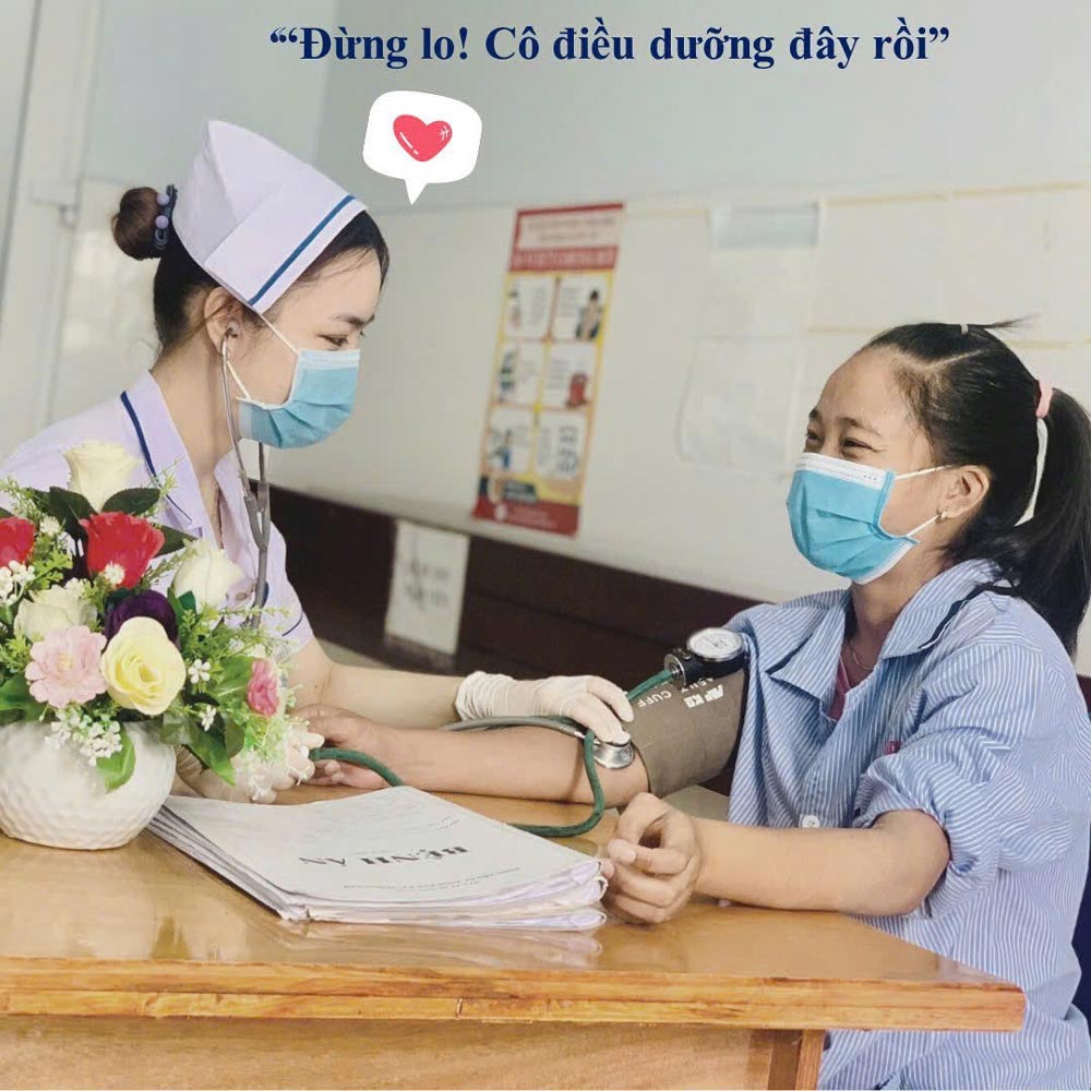 Photo entries "Labor Beauty" of the Trade Union of Quang Nam Regional General Hospital. Photo: Dien Ban Trade Union.
