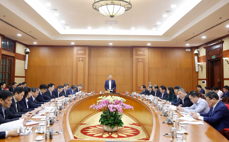 Toàn cảnh buổi làm việc. Ảnh: TTXVN