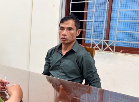 Thành bị bắt, cơ quan Công an lấy lời khai, mở rộng điều tra. Ảnh: Ngọc Văn 