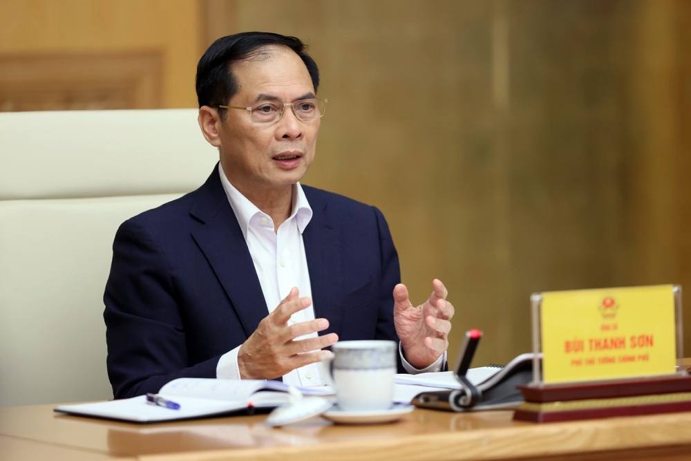 Deputy Prime Minister Bui Thanh Son is the Head of the Task Force to ensure energy security in the face of the complex developments of the military conflict in the Middle East. Photo: VGP