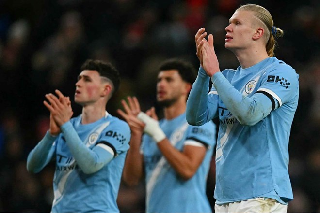 The Premier League title this season is increasingly distant for Man City. Photo: AFP