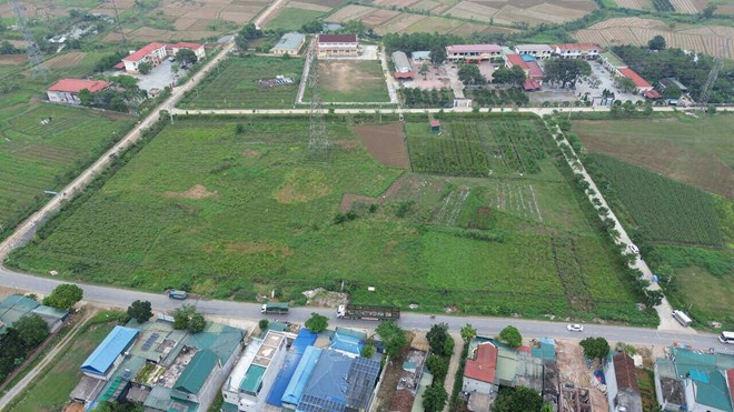 National Highway 12B section passing through Yen Thuy district, former Hoa Binh province (now Phu Tho province). Photo: Dang Tinh.