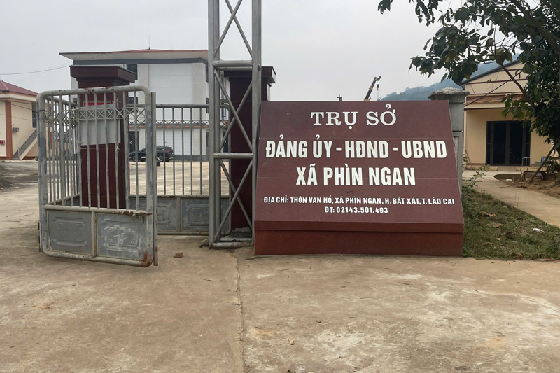 Trụ sở xã Phìn Ngan cũ sẽ được đầu tư, cải tạo thành trường học cho học sinh. Ảnh: Đinh Đại