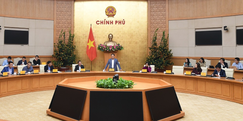 Phiên họp thứ nhất của Tổ công tác bảo đảm an ninh năng lượng trước diễn biến phức tạp của cuộc xung đột quân sự tại Trung Đông. Ảnh: Hải Minh