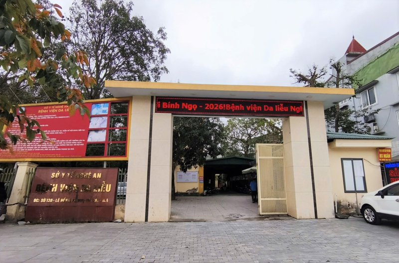 Nghe An Dermatology Hospital will be merged into Nghe An General Friendship Hospital in 2026. Photo: Quang Dai