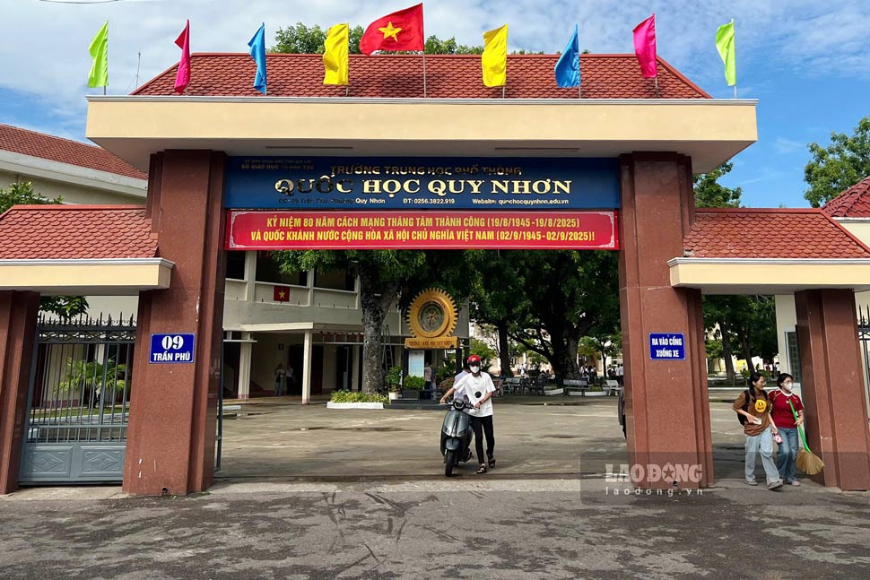 Escuela Secundaria Quoc Hoc Quy Nhon (barrio de Quy Nhon, Gia Lai). Foto: Hoai Phuong
