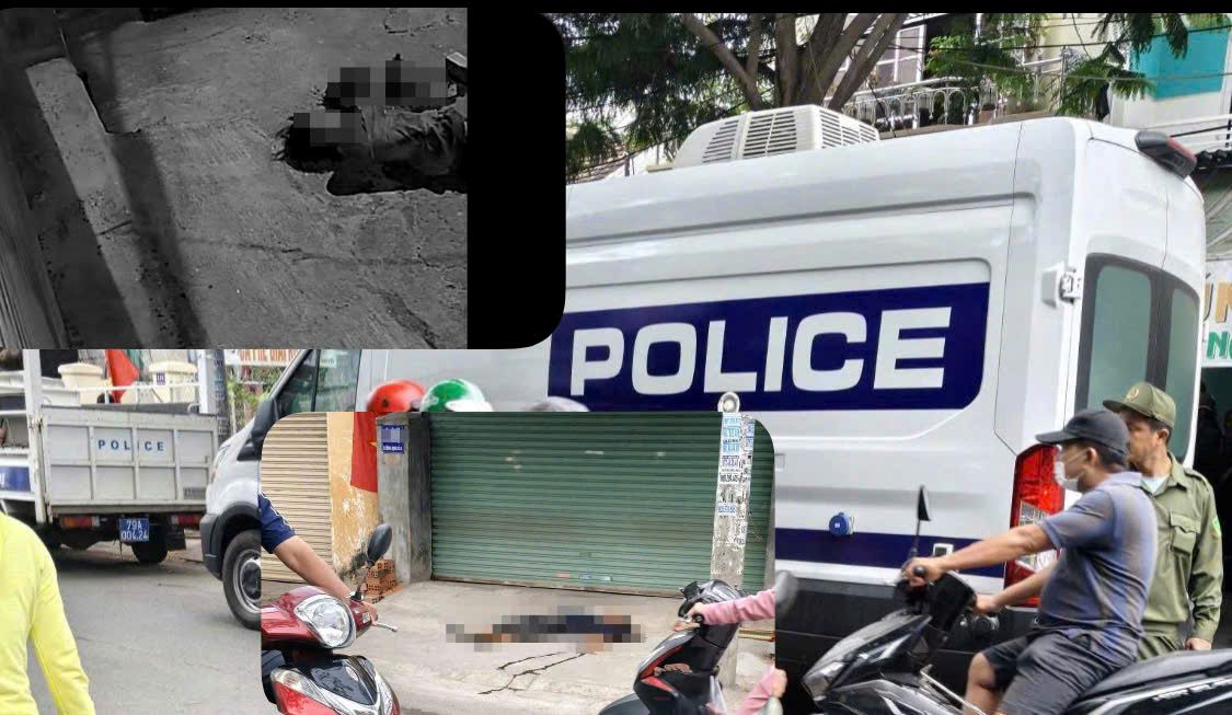 Cơ quan chức năng tỉnh Khánh Hòa bước đầu xác định cái chết bất thường của một người đàn ông trên vỉa hè là bị sát hại. Ảnh: Phương Linh