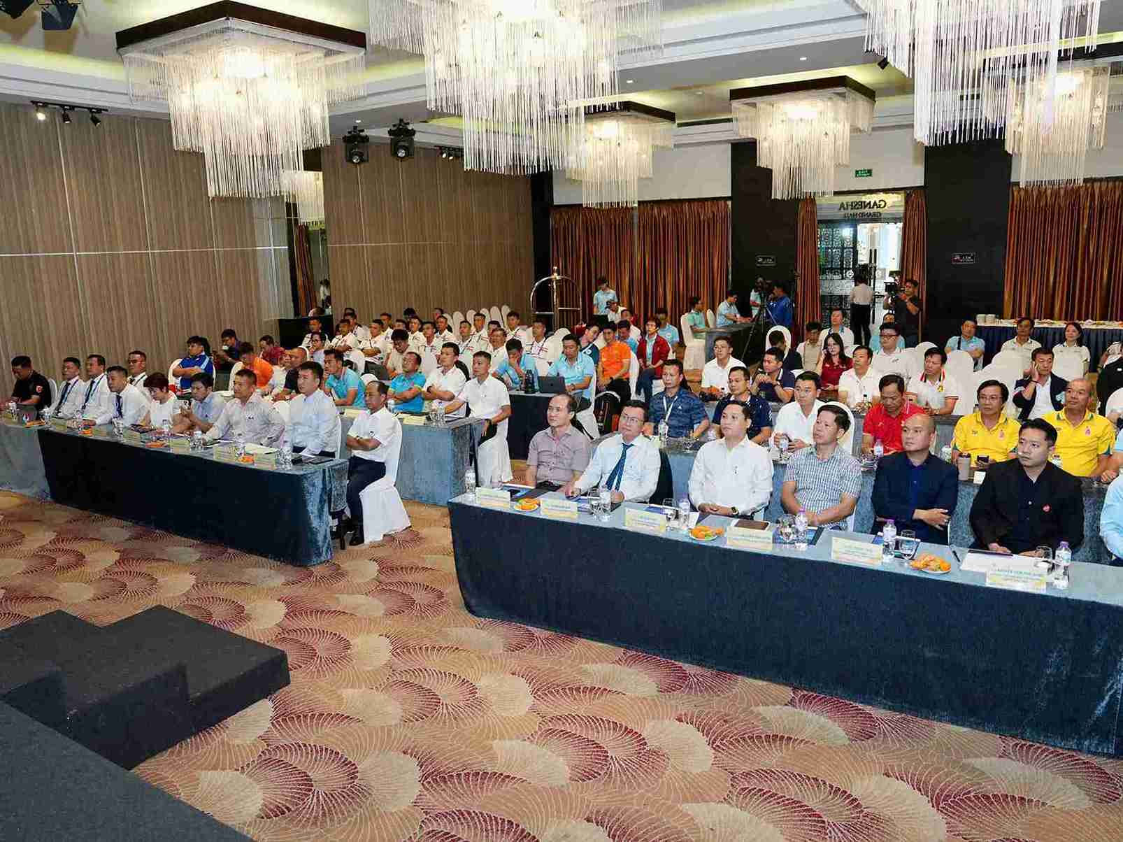 Hình ảnh tại lễ bốc thăm. Ảnh: Bá Duy