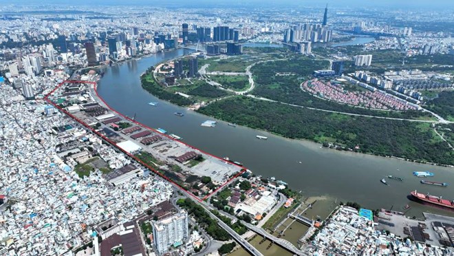 Khu đất cảng Nhà Rồng - Khánh Hội. Ảnh: An Tú