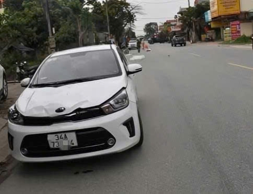 Driver lacks observation causing accident in Hai Phong. Photo: Hai Phong Traffic Safety Board