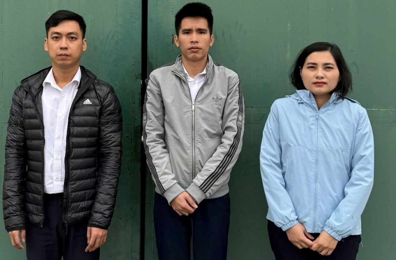 Các đối tượng liên quan vụ án. Ảnh: Công an Hải Phòng