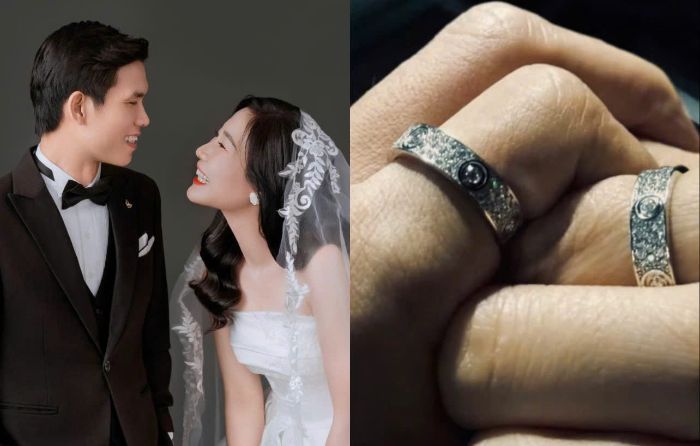 Ông xã của cựu tuyển thủ bóng chuyền Phạm Thị Yến thể hiện tình cảm với bà xã. Ảnh: Nhân vật cung cấp