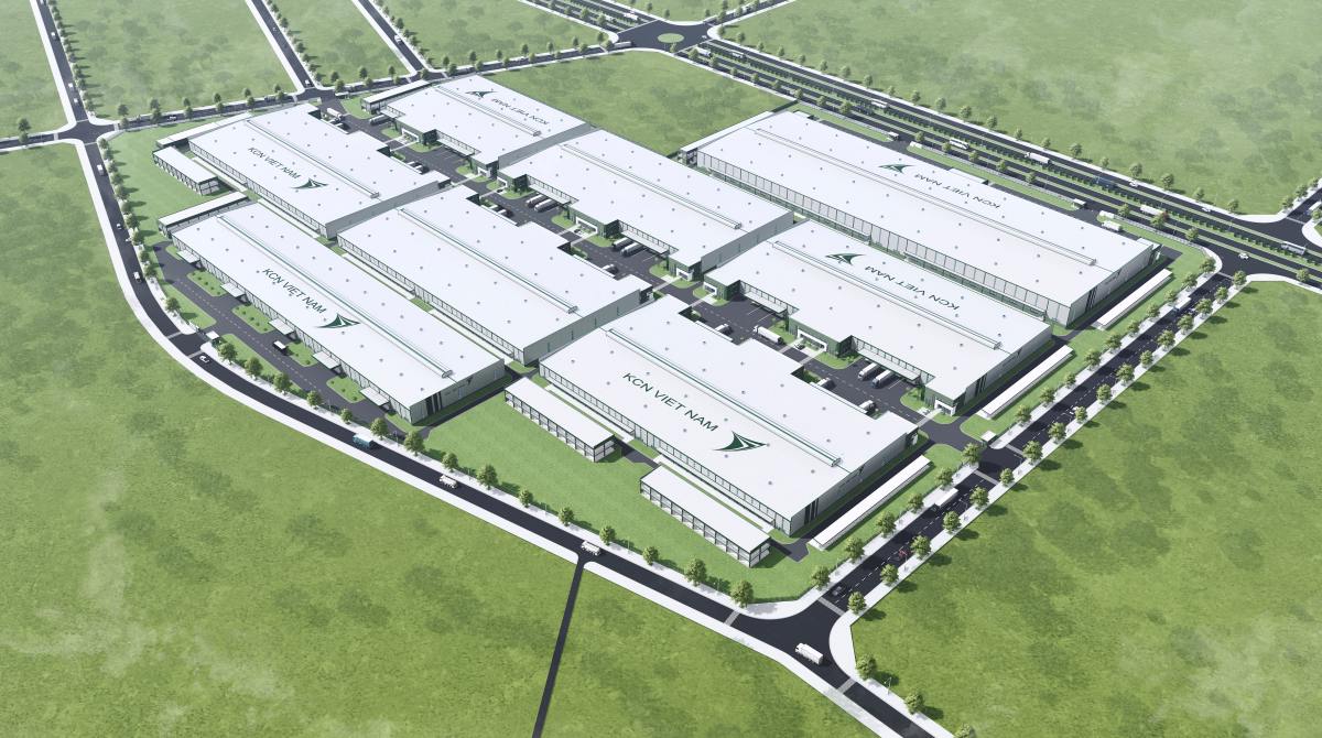Phối cảnh dự án. Ảnh: KCN Việt Nam