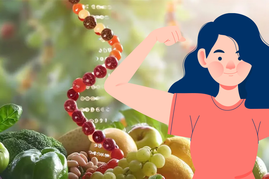 Diet can help the body absorb nutrients better. Graphics: Thien Nhan