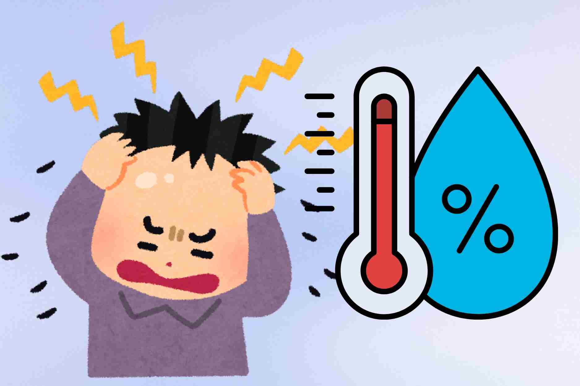 Why hair falls off easily in humid weather