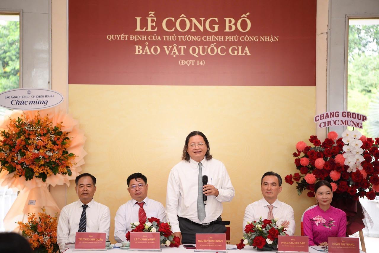 Ông Nguyễn Minh Nhựt - Phó Giám đốc Sở Văn hóa và Thể thao TPHCM phât biểu. Ảnh: Anh Tú.
