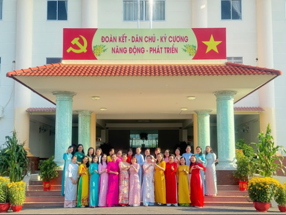 Công đoàn phường Mỹ Trà hưởng ứng “Tuần lễ Áo dài” năm 2026. 