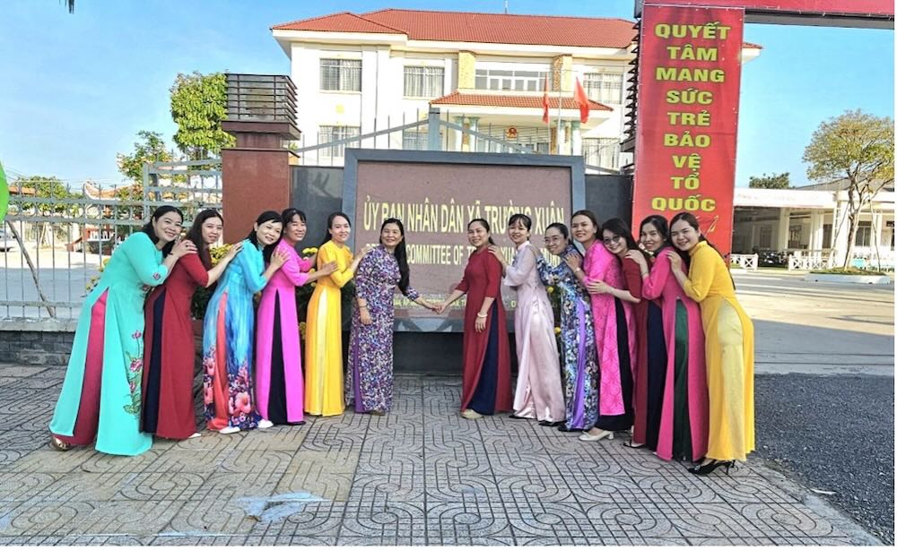 Công đoàn xã Trường Xuân hưởng ứng “Tuần lễ Áo dài” năm 2026. 