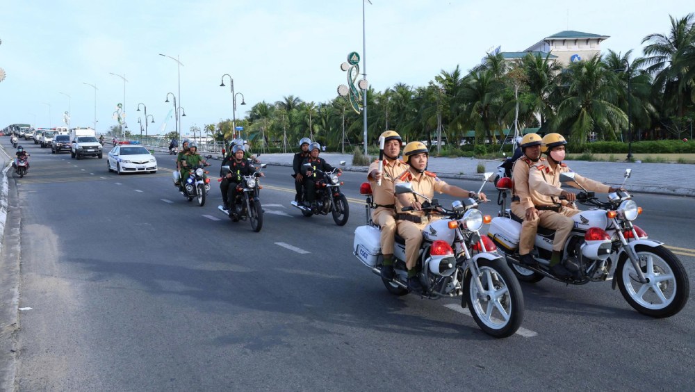 An Giang Provincial Police launch a peak campaign to protect the election of National Assembly deputies of the 16th term and People's Councils at all levels for the 2026-2031 term. Photo: Van Vu