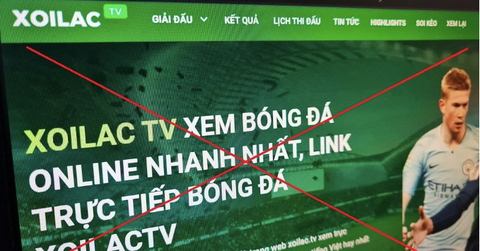 Dozens of illegal football viewing websites have existed for many years in Vietnam. Photo: V.Nam