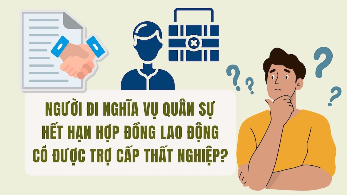 Are people who go on military service with expired labor contracts entitled to unemployment benefits?