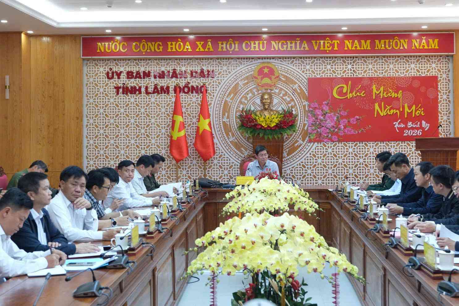 Tại buổi làm việc, tỉnh Lâm Đồng đặt mục tiêu xây dựng hơn 1.800 nhà ở xã hội trong năm 2026. Ảnh: Diễm Thương 