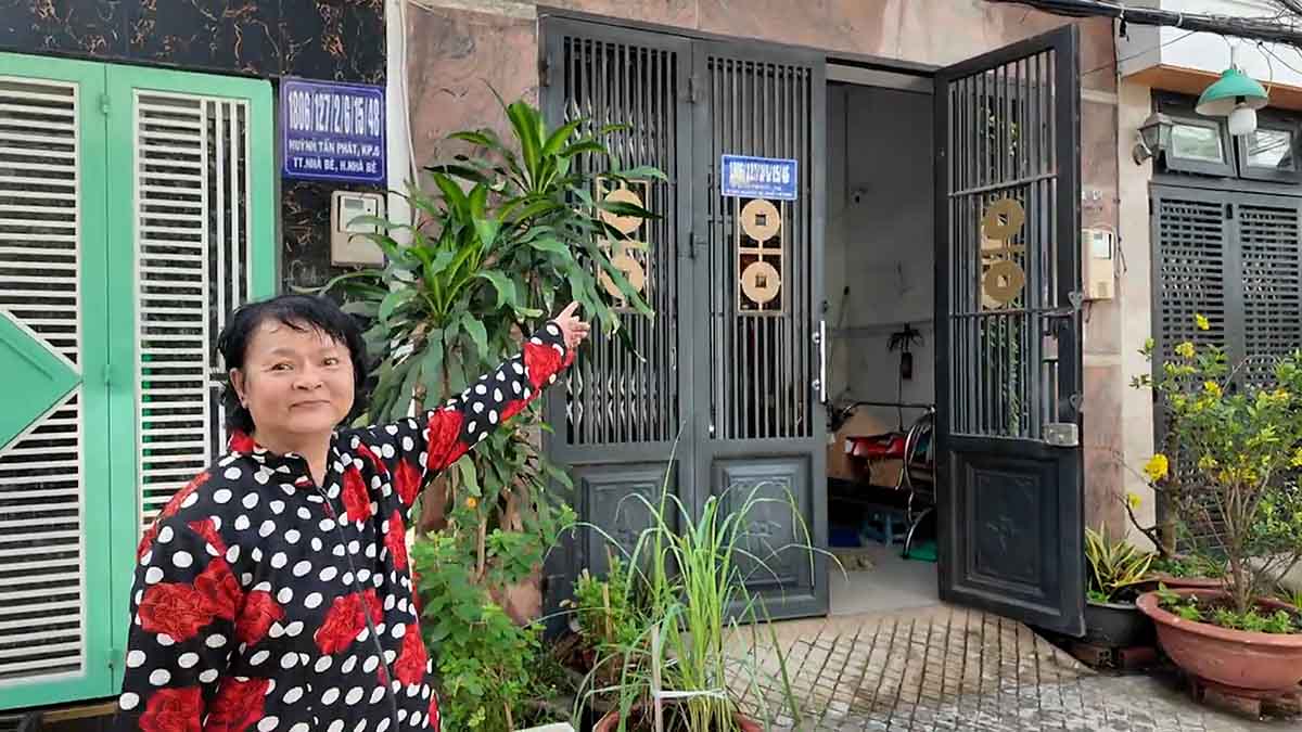 The matrix of supernatural houses in Ho Chi Minh City is about to end thanks to the digital application. Photo: Nhu Quynh