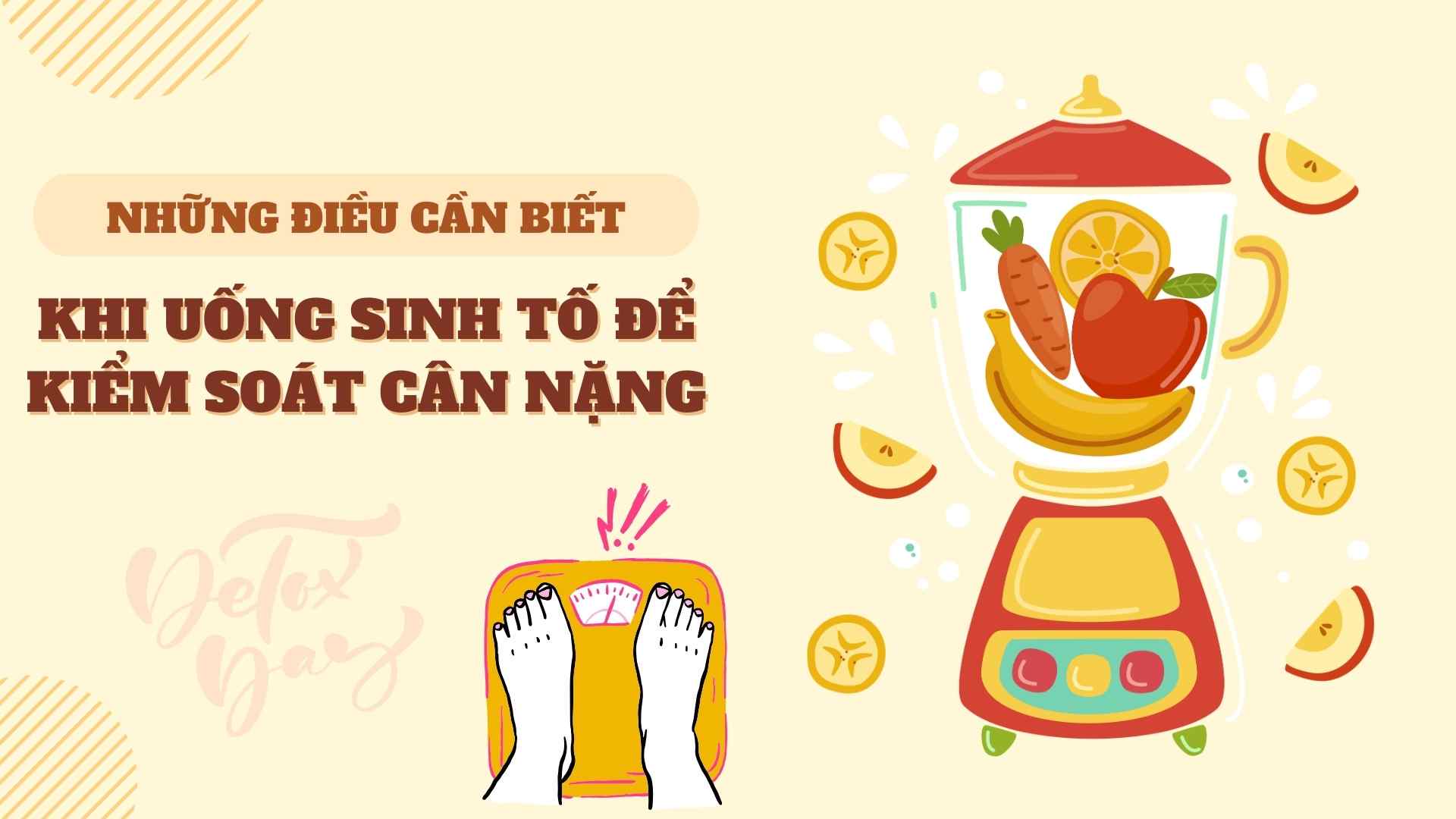 Things to know when drinking smoothies to control weight