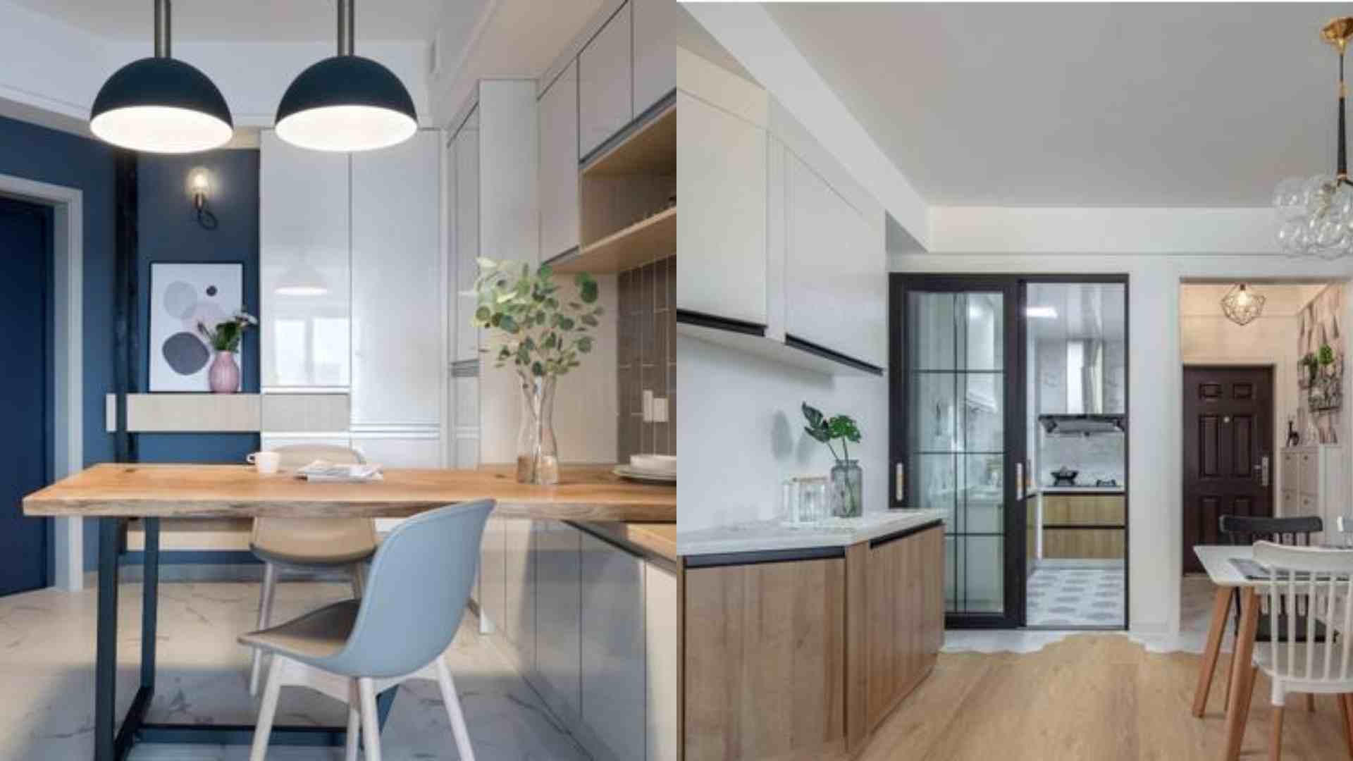 Designing cabinets and dining tables properly will help optimize space. Graphics: Ha May