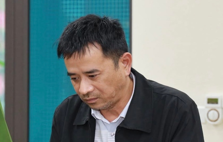 Đối tượng Vũ Quang bị khởi tố vì tham ô tài sản. Ảnh: Công an Lào Cai