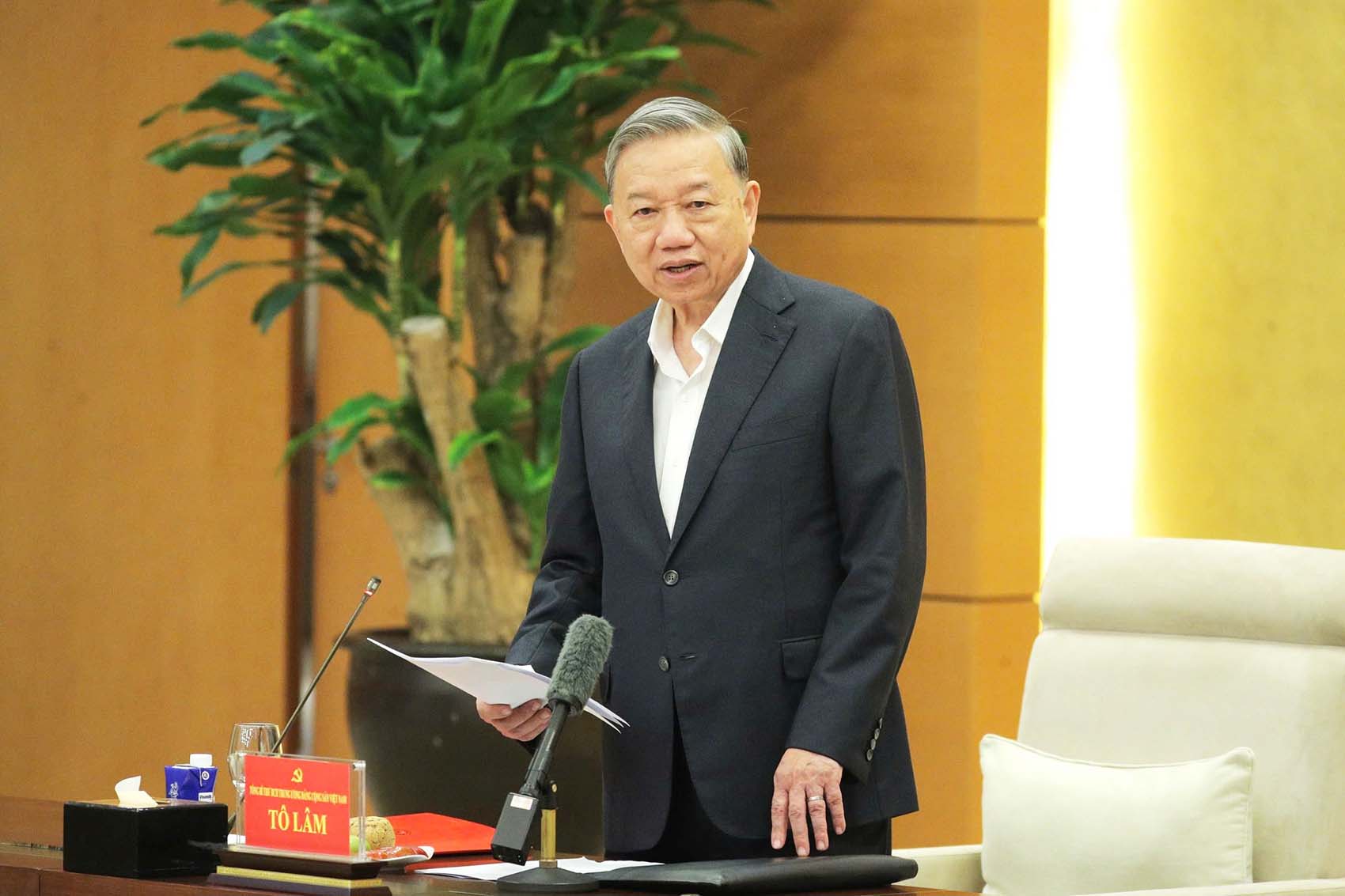 Tổng Bí thư Tô Lâm. Ảnh: Hồ Long.