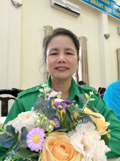 Ms. Uong Thi Tuyet Mai, worker of Nam Thanh Yen Bai Energy Environment Joint Stock Company. Photo: Kim Tuyen