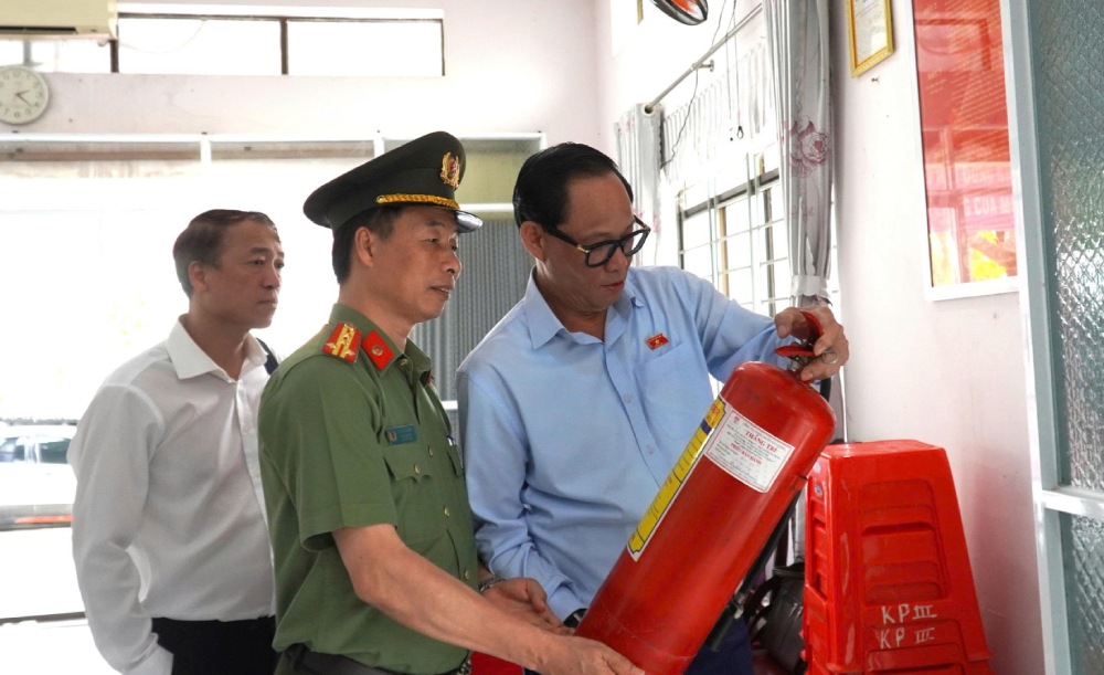 Công tác phòng cháy, chữa cháy và cứu nạn, cứu hộ được quan tâm chú trọng. Ảnh: Nam Phương