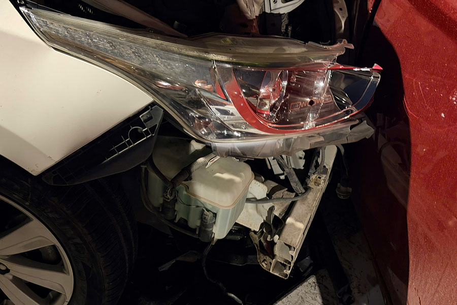 Hiện trường vụ tai nạn. Ảnh: Hiếu Mạnh