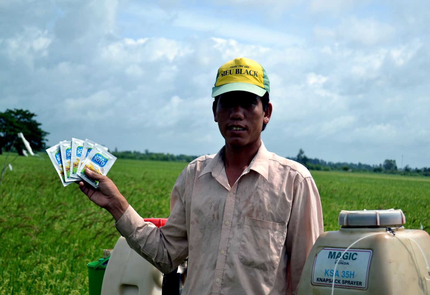 Cung cấp phân bón qua lá, tác dụng nhưng chỉ là hỗ trợ. Ảnh: Thanh Mai