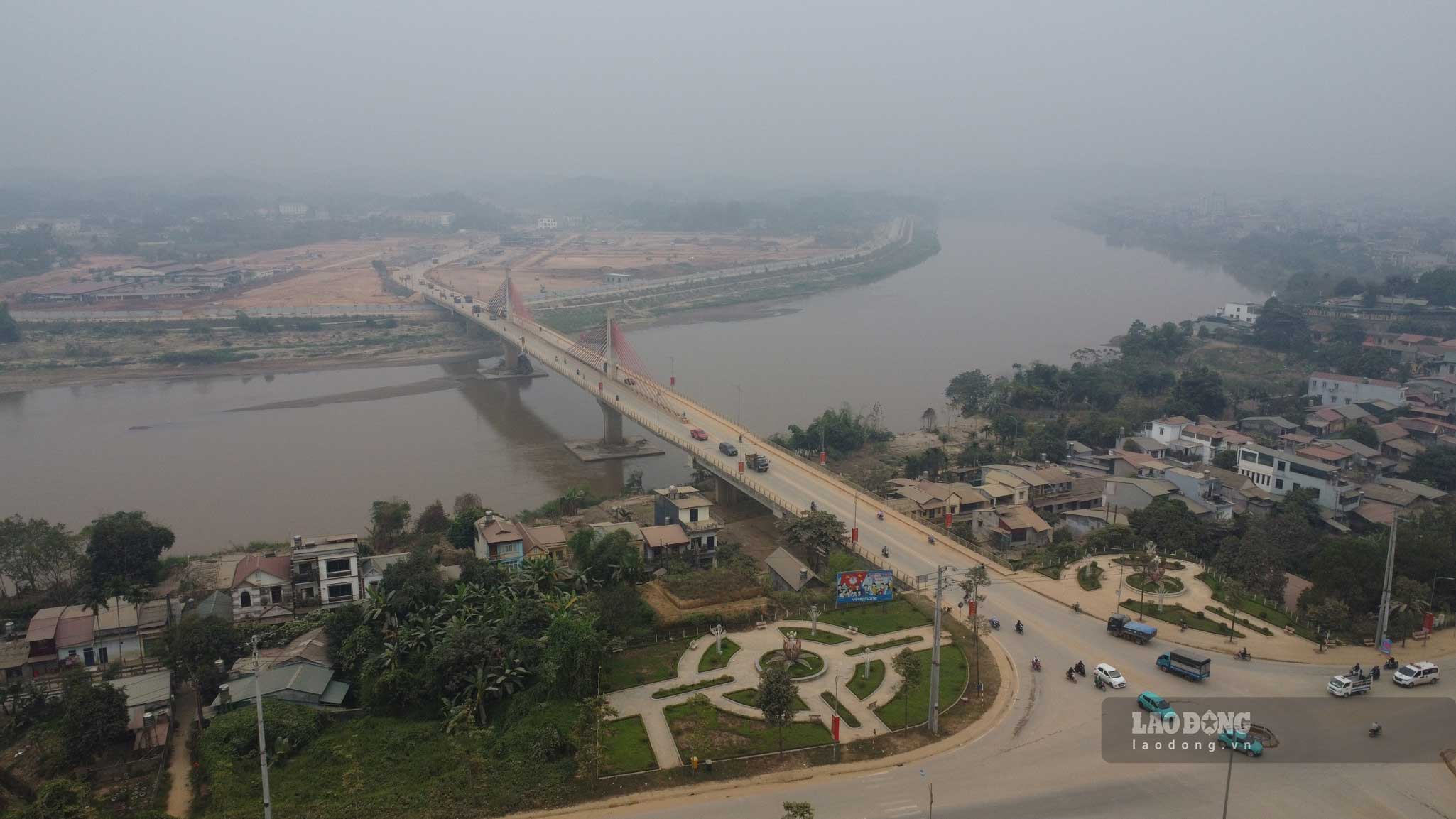 The flood control project on the Red River with a budget of 13,269 billion VND is highly anticipated by the people. Photo: Tan Van