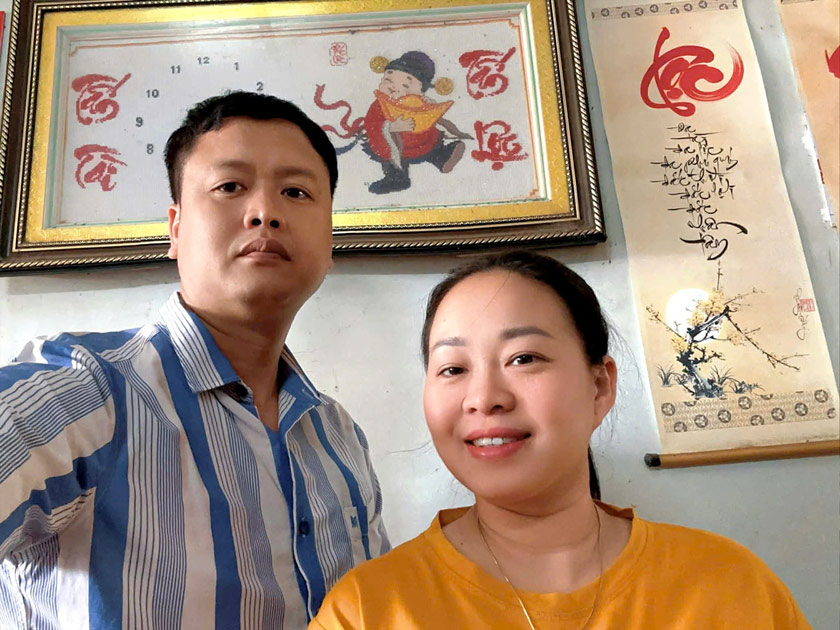 Anh Nguyễn Văn Đoàn muốn dành cho vợ món quà tinh thần đặc biệt nhất trong dịp 8.3 Ảnh: NVCC