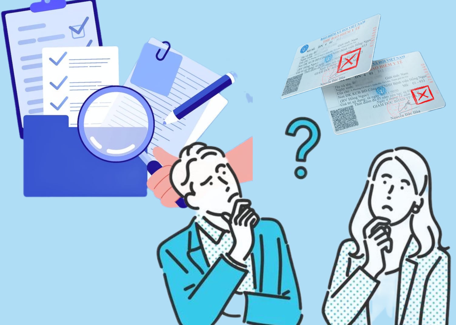 Why should health insurance cards be proactively renewed? Graphics: Phuong Thao