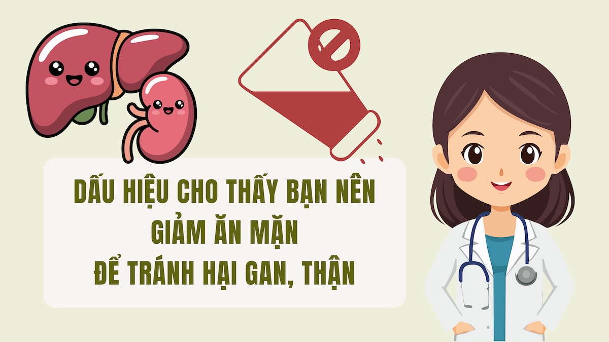 Signs that you should reduce eating salty food to avoid harming the liver and kidneys