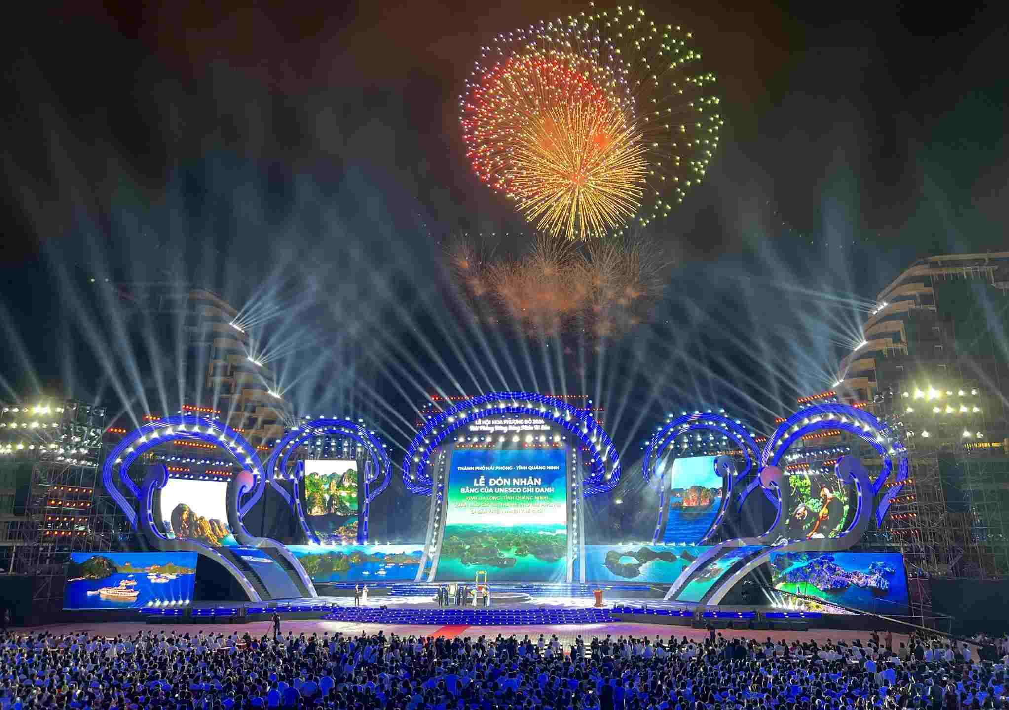 Đêm hội chào mừng kỷ niệm 71 năm Ngày giải phóng Hải Phòng và khai mạc Lễ hội Hoa Phượng Đỏ 2026 sẽ được tổ chức vào lúc 20h tối ngày 13.5 tại Quảng trường phía trước Trung tâm Chính trị - Hành chính thuộc Khu đô thị mới Bắc Sông Cấm, phường Thủy Nguyên. Ảnh: Trần Hiếu