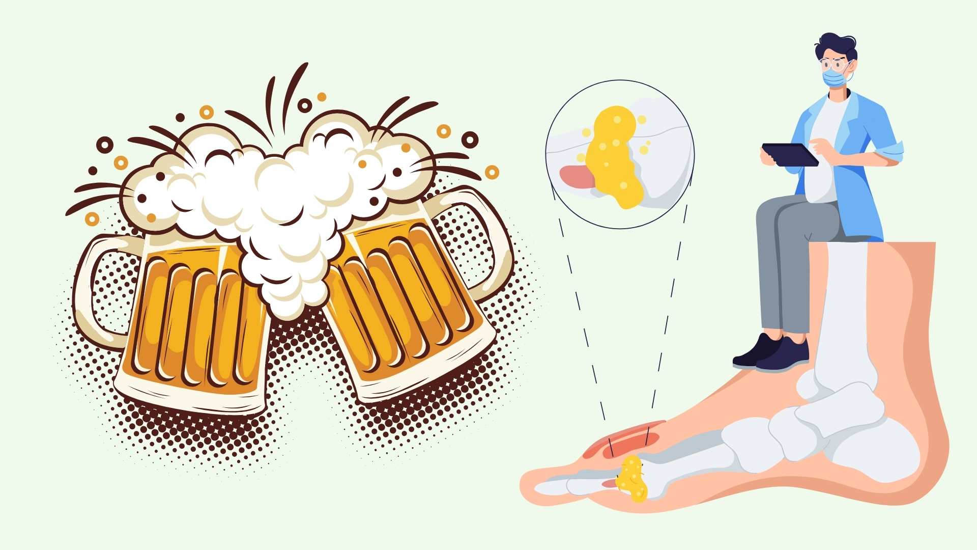 Increased uric acid in which group? Graphics: Linh Dan