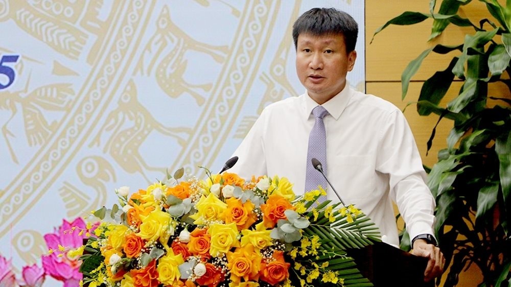 New Secretary of Ninh Binh Provincial Party Committee Tran Huy Tuan. Photo: VGP