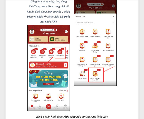 The Ministry of Public Security has just issued convenient instructions on VNeID related to the 2026 National Assembly election. Photo: C06