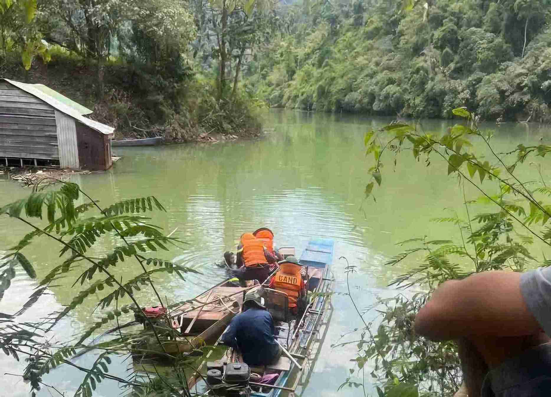 Scene at the Dasiat hydropower dam - where the man drowned. Photo: People provided