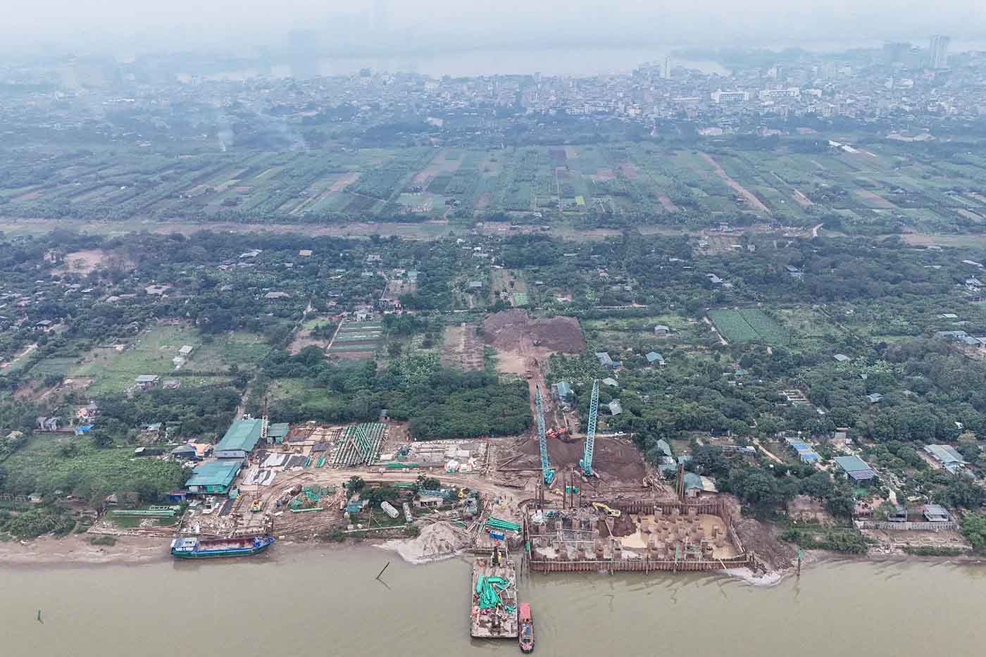 Phường Hồng Hà đã ban hành Quy chế bốc thăm tái định cư dự án cầu Tứ Liên. Ảnh: Sóng Hữu 